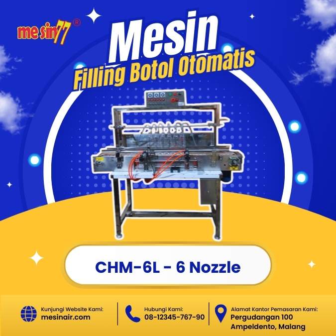 CHM-6L Mesin Filling Botol Otomatis Termurah