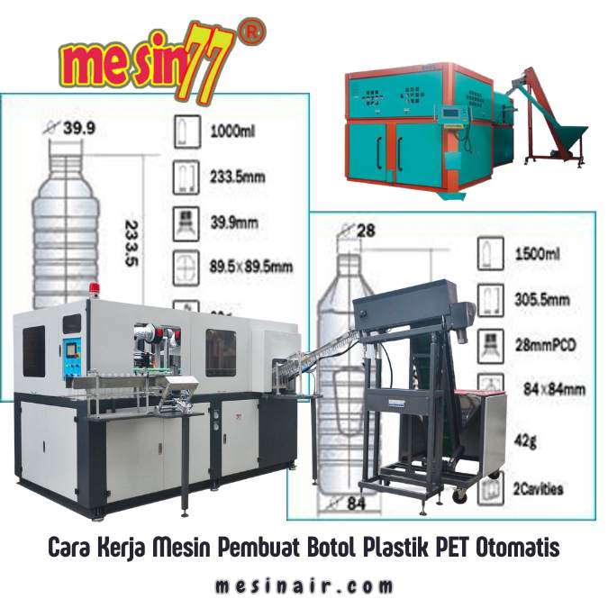 mesin pembuat botol plastik pet otomatis